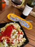 Papardelle con trampantojo de piquillos