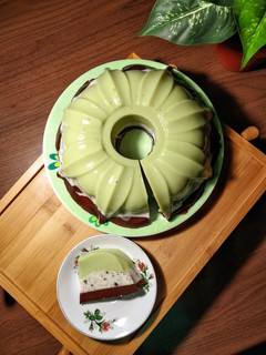 Foto resep Puding Trio Matcha-Cookies n' Cream-Chocolate