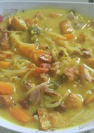 Foto resep Soto ayam simple dan no mecin