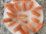 Nigiris de salmón