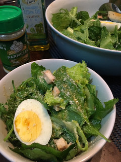 Foto resep Green salad with honey sweet dressing