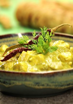 A picture of Hariyali Soya Paneer.