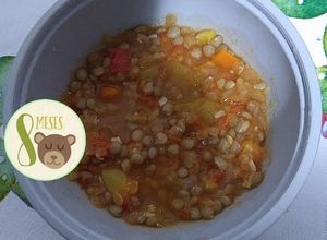 Una foto de Guiso de Lentejas para Bebés 🍲