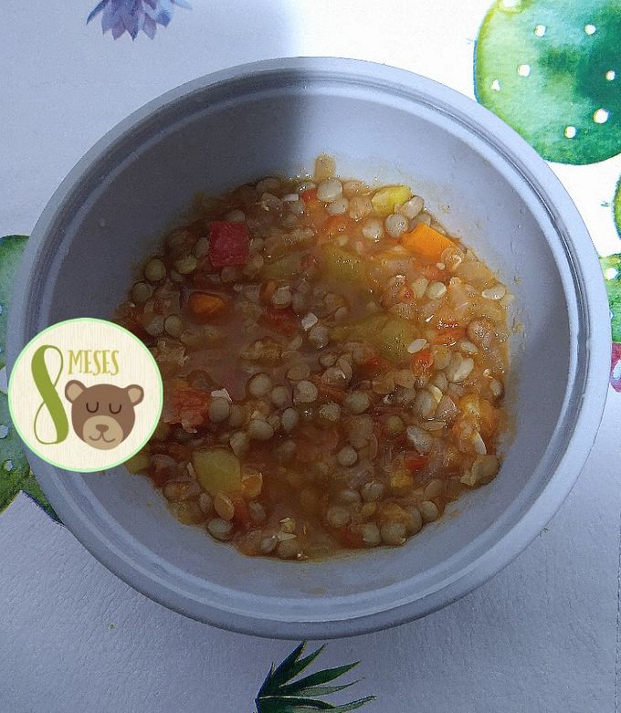 Una foto de Guiso de Lentejas para Bebés 🍲