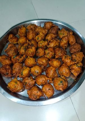 A picture of Rice bhaji.