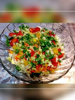 عکسی از دستور سالاد سبزیجات شیوایی