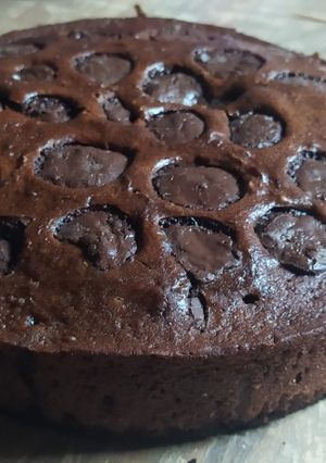 Una foto de Torta de chocolate sin huevo