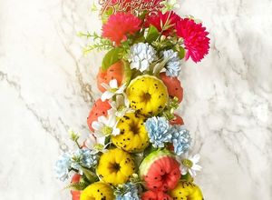 Foto resep Putu Ayu Semangka Tower spesial ed ultah Clover 4th