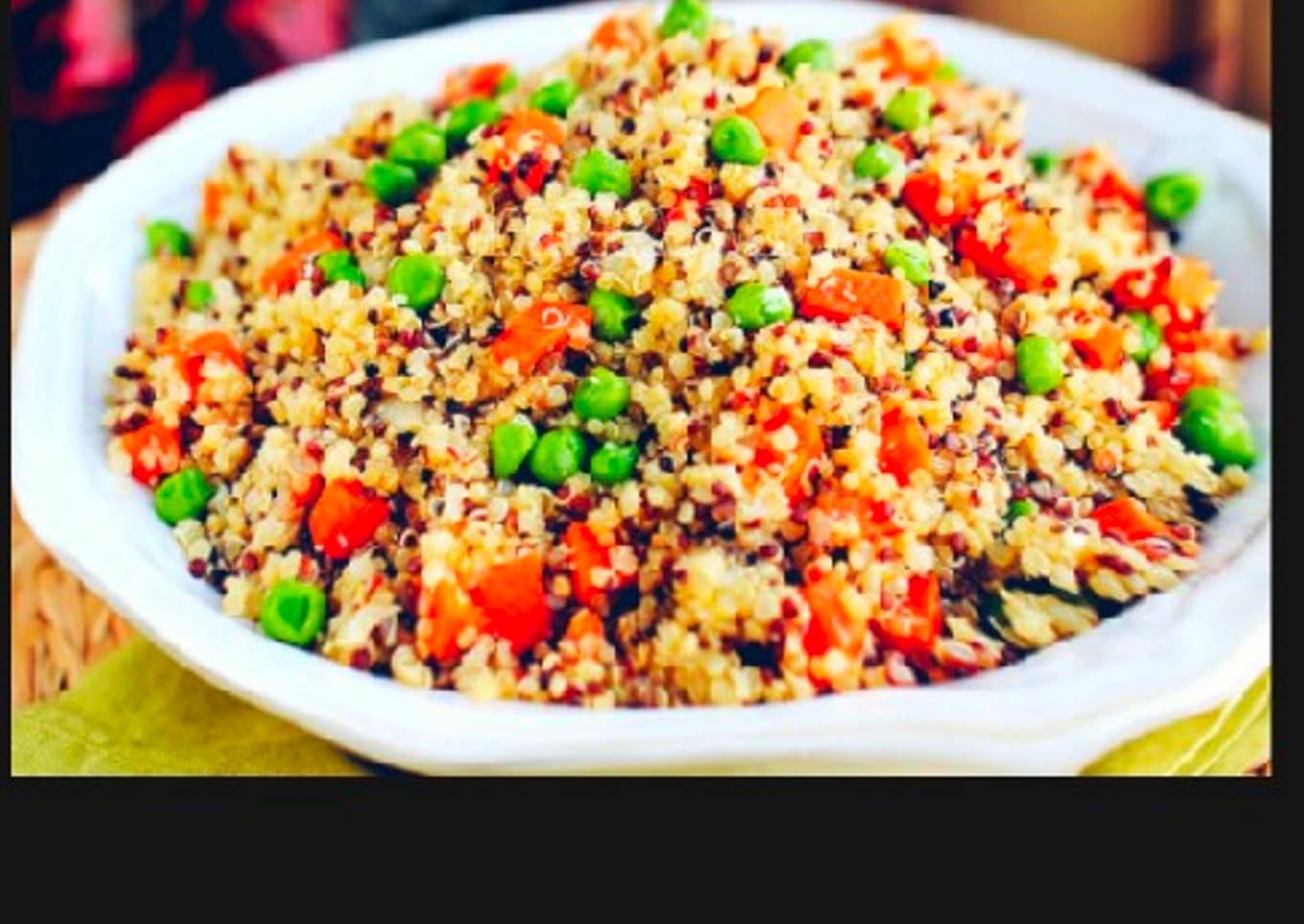 Healthy quinoa pulaav