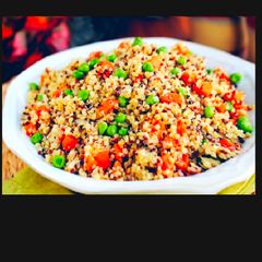 A picture of Healthy quinoa pulaav.
