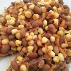 A picture of Fried githeri.