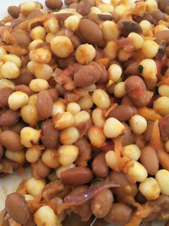 A picture of Fried githeri.