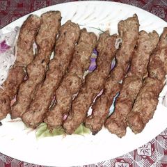 A picture of Beef Sikh kawab.