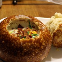 A picture of Loaded Potato Soup.