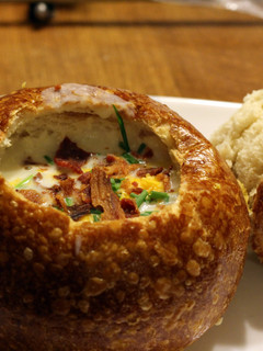 A picture of Loaded Potato Soup.