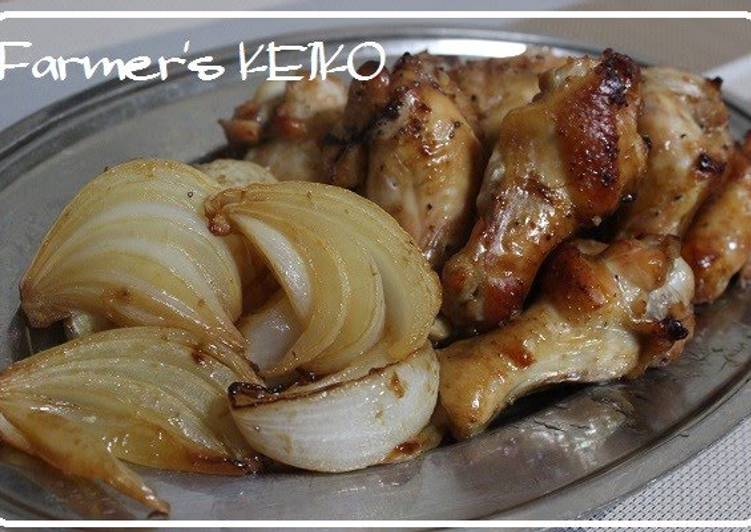 Recipe of Award-winning Oven Baked Drumettes and Onions