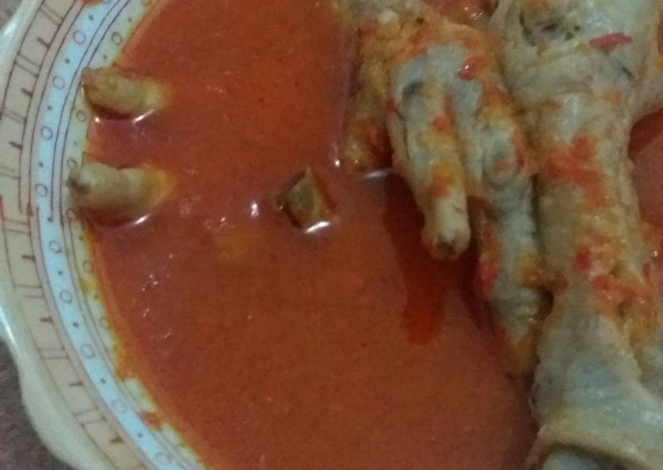Ceker Ragi Kesrut Mateng