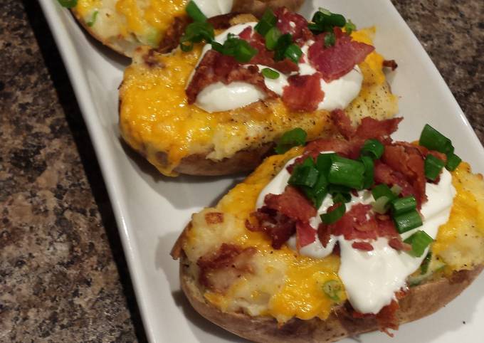 Simple Way to Make Homemade ULTIMATE 2WICE Baked Potato!