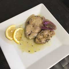 A picture of Marinated bonito.