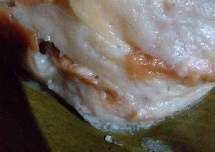 resep cara bikin Borongko pisang roti tawar /nagasari roti