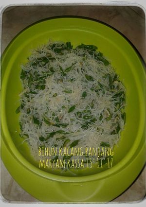 Foto resep Bihun kacang panjang