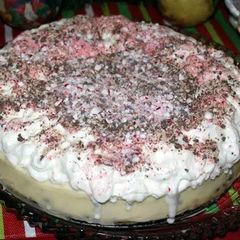 Peppermint Bark Cheesecake A picture of Peppermint Bark Cheesecake.