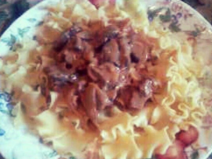 Easy Way Make Recipe Easy Beef Stroganoff (using left over sirloin steak) that is So Delicious, Perfect}