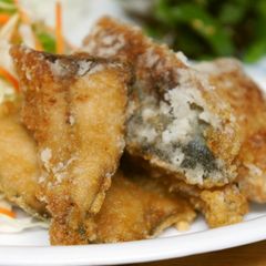 A picture of Tasty Fried Pacific Saury.