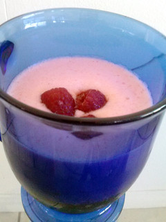 A picture of Raspberry-Lime Frappé.