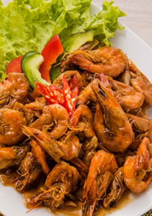 Foto resep Udang Asam Manis