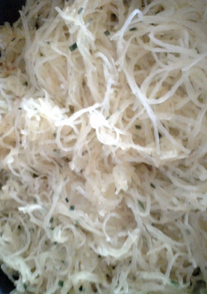 A picture of Hj's Spaghetti Squash.