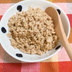 A picture of Rich & Full of Umami! Soboro Made with Frozen Tofu.