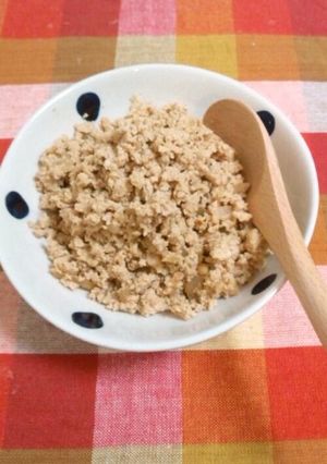 A picture of Rich & Full of Umami! Soboro Made with Frozen Tofu.