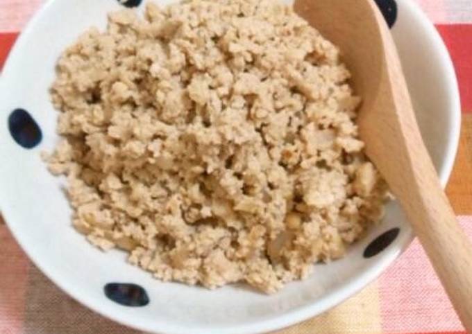 Rich & Full of Umami! Soboro Made with Frozen Tofu Recipe