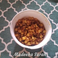 A picture of Potato curry(dry).