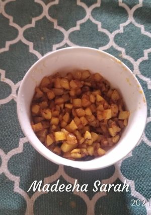 A picture of Potato curry(dry).