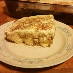 A picture of Cinnamon Roll Poke Cake.