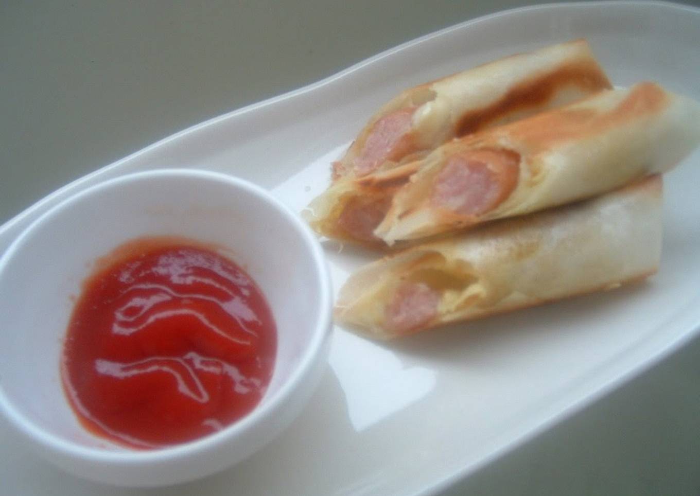 Easy and Speedy Curry Flavored Spring Rolls