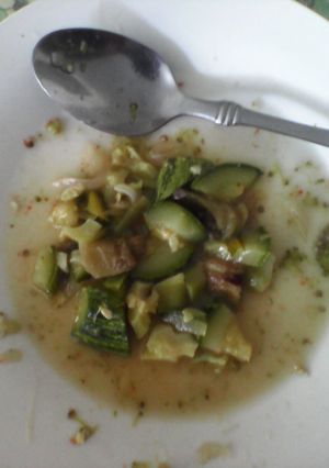 Una foto de Vegetales salteados