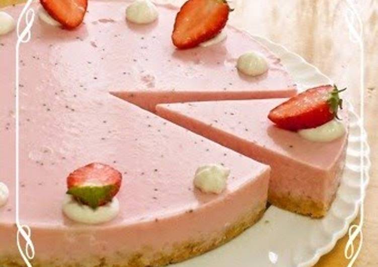 Recipe of Speedy Strawberry No-bake Cheesecake