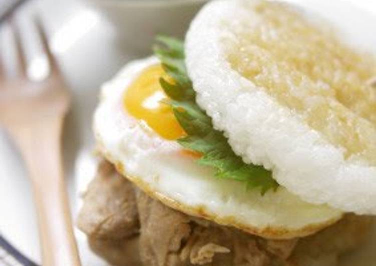 Recipe of Perfect Easy to Make at Home - Yakiniku Rice Burger