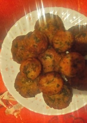 صورة لوصفة كريات الأرز و السلق