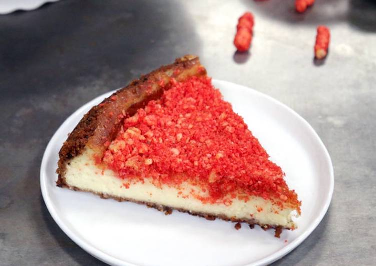 Step-by-Step Guide to Cook Delicious Flamin Hot Cheetos Recipe For Cheesecake