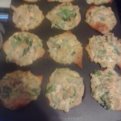 A picture of parmesan chicken bites.