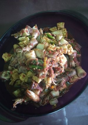 Foto resep Tahu cumi asin tumis