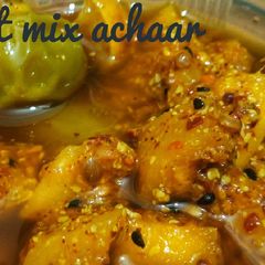A picture of Instant mix achaar.