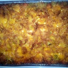Cheesy Chicken, Rice & Veggie Casserole A picture of Cheesy Chicken, Rice & Veggie Casserole.