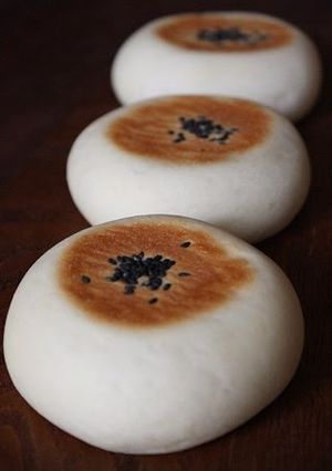 A picture of Sweet Potato Anpan Buns for Autumn.