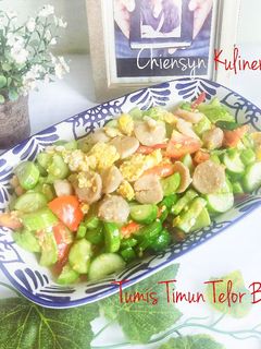 Foto resep Tumis Timun Telur Bakso