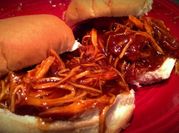 A picture of bbq chicken breast